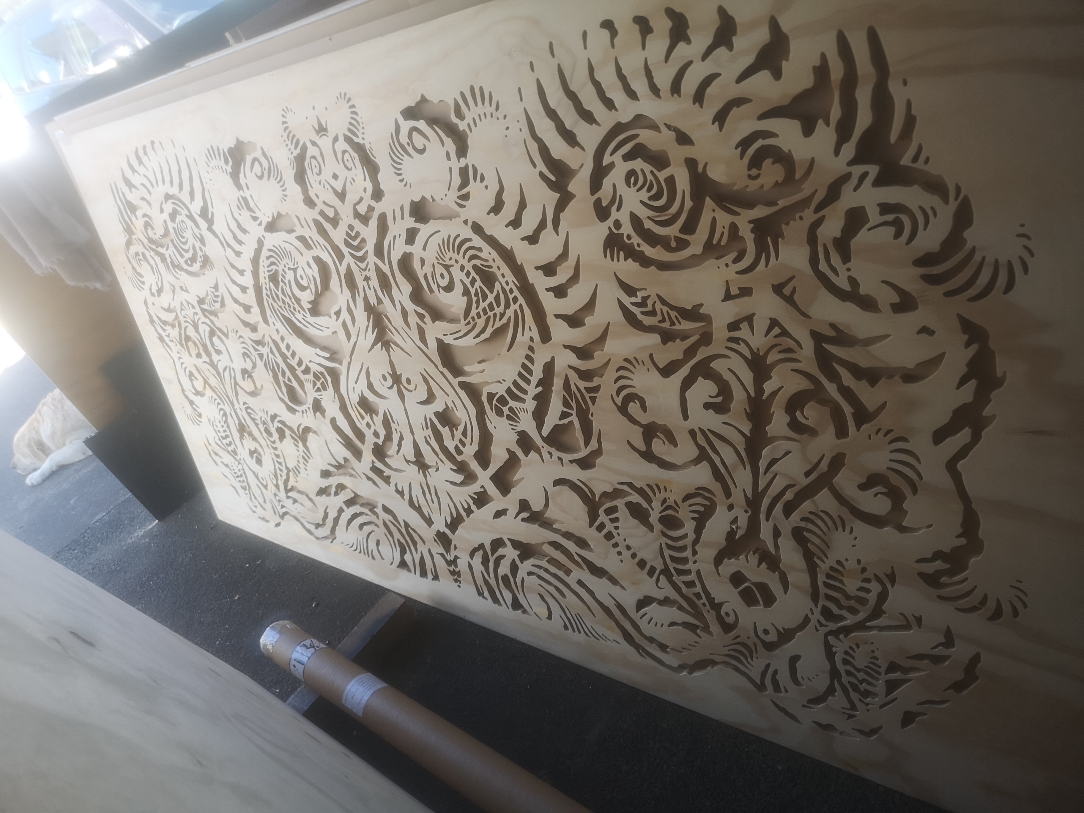 CNC Routed Feature Panel